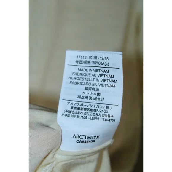 Arc'teryx Women's Large Yellow Wool Blend Long Sleeve Top - Picture 9 of 12